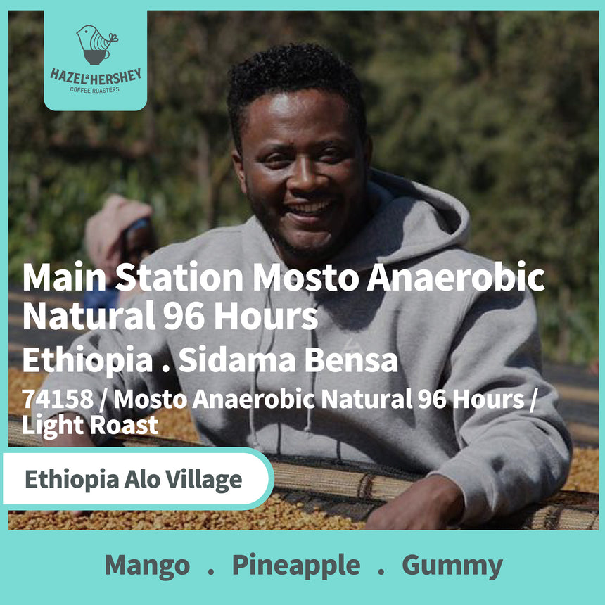Ethiopia Alo Village Main Station Mosto Anaerobic Natural 96 Hours