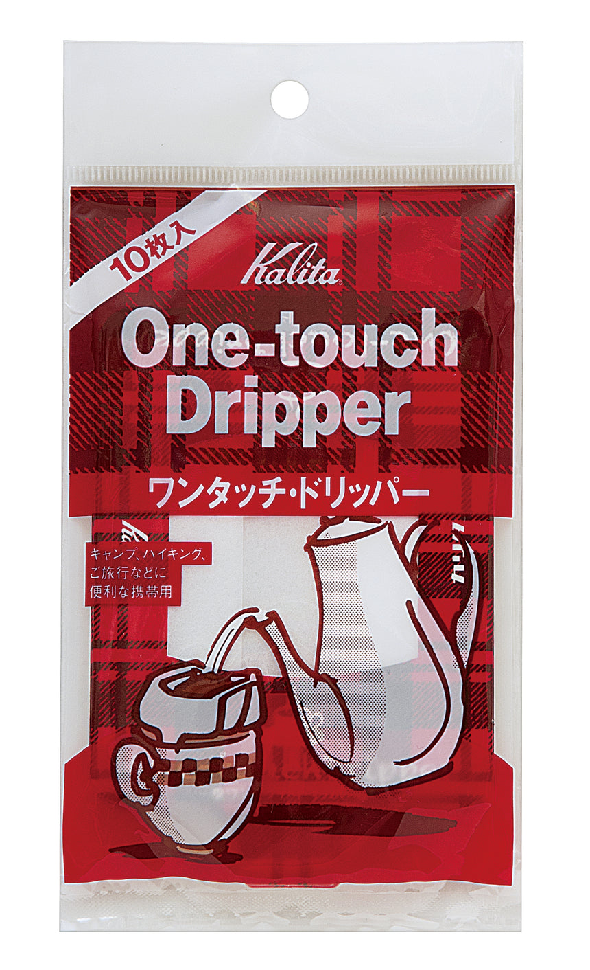 Kalita | Coffee Filter N One-Touch Dripper 10pcs, Kalita - Hazel & Hershey Coffee Roasters