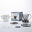 Handybrew | Clever Dripper w/filter paper bundle, Handybrew - Hazel & Hershey Coffee Roasters Translucent Grey Small