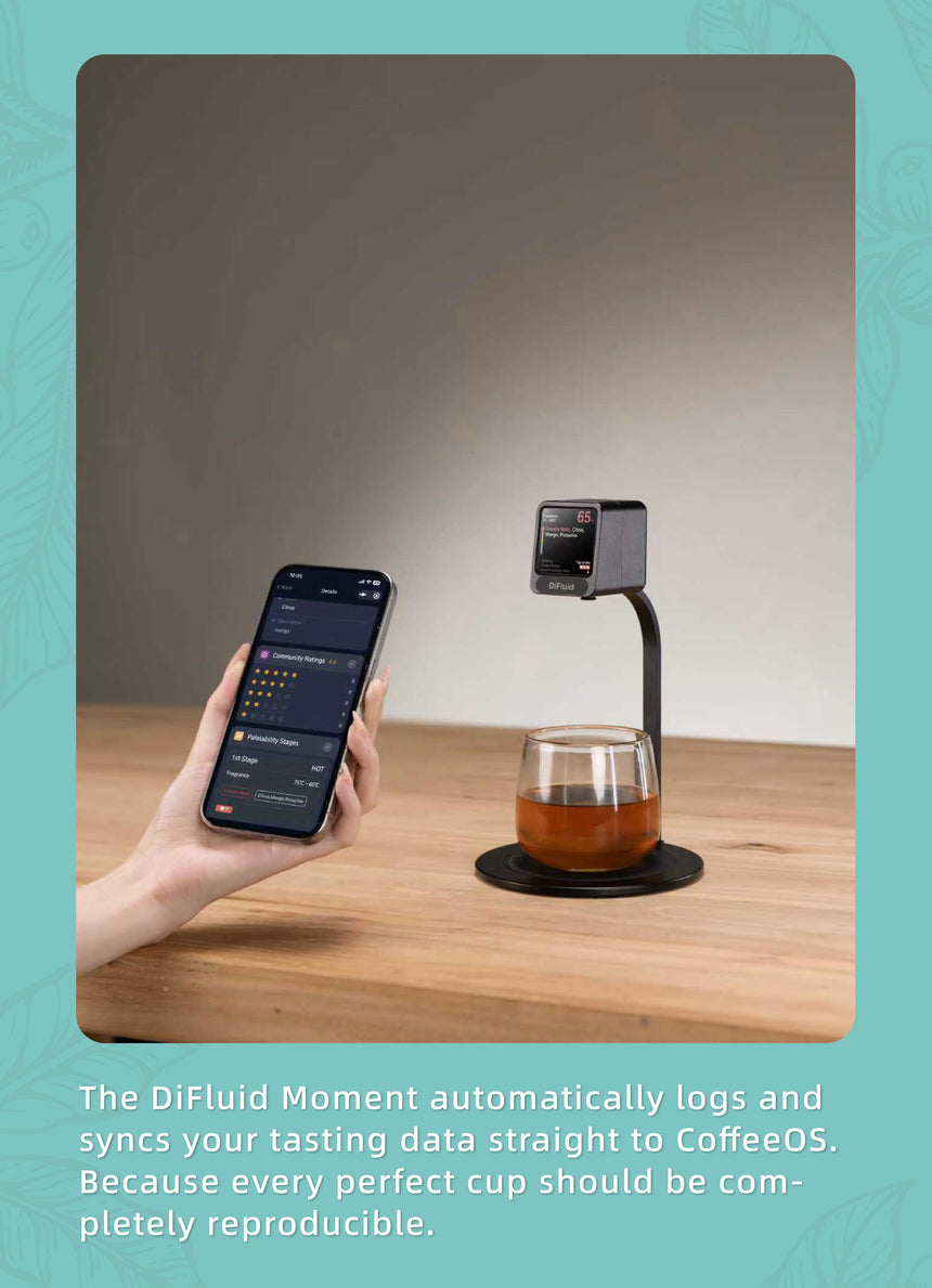 DiFluid | Coffee Flavor Reference Thermometer