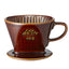 Kalita | 101/102 Ceramic Dripper, Kalita - Hazel & Hershey Coffee Roasters Kalita 102 Ceramic Dripper Brown