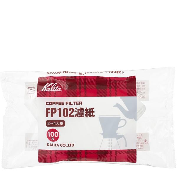 Kalita | FP101/102 Filter paper Coffee Filter White (100P), Kalita - Hazel & Hershey Coffee Roasters Kalita FP102 Coffee Filter White (100P)