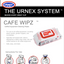 Urnex | Café Wipz equipment cleaning wipes (100 wipes), Urnex - Hazel & Hershey Coffee Roasters