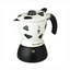 Bialetti | Mukka Express 2 Cup, Bialetti - Hazel & Hershey Coffee Roasters Cow-print-White