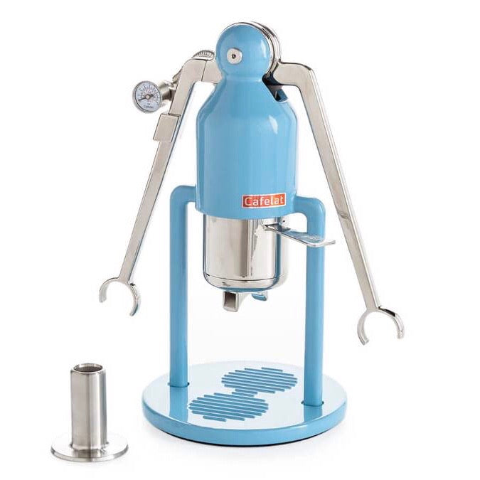 Cafelat | Robot Manual Espresso Coffee Maker, Cafelat - Hazel & Hershey Coffee Roasters Barista / Blue / Professional