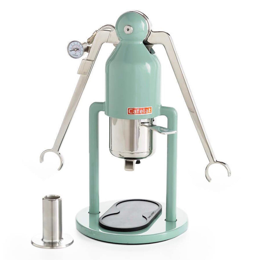 Cafelat | Robot Manual Espresso Coffee Maker, Cafelat - Hazel & Hershey Coffee Roasters Barista / Retro Green / Professional