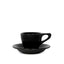 notNeutral | LINO Espresso Cup with Saucer - Black