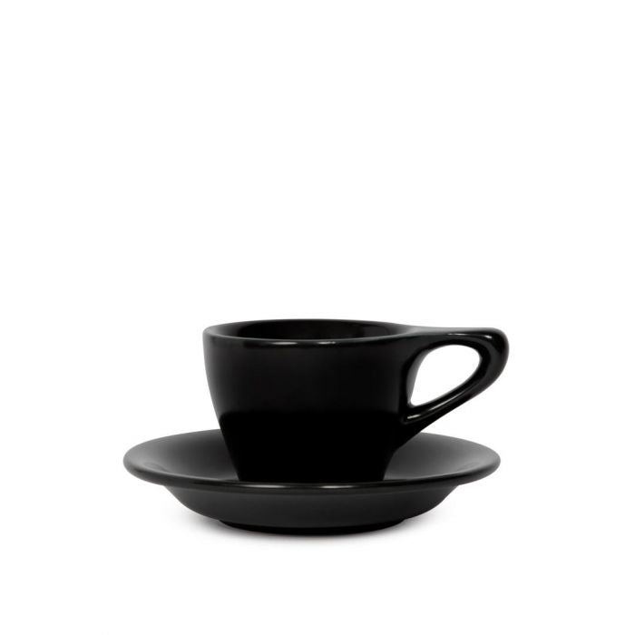 notNeutral | LINO Espresso Cup with Saucer - Black